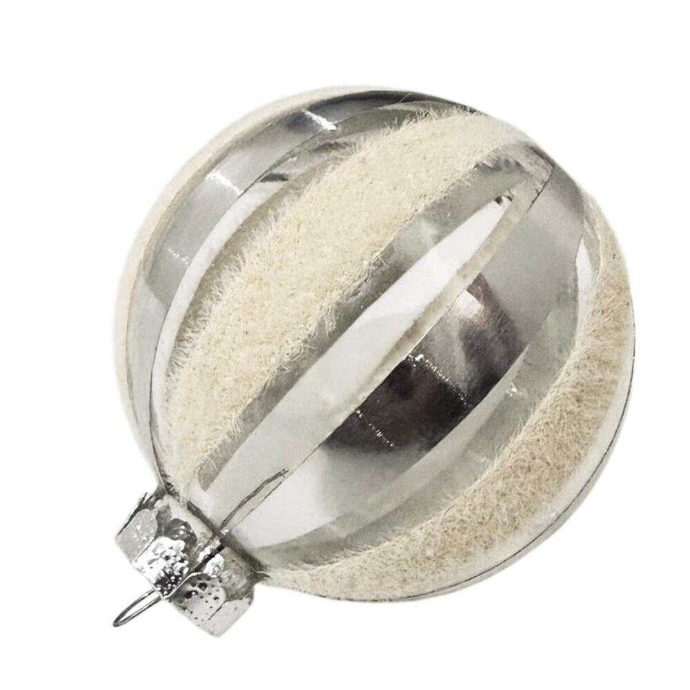 Lot 44 Assorted White Silver Holiday Ornaments Christmas Tree Winter Home Decor